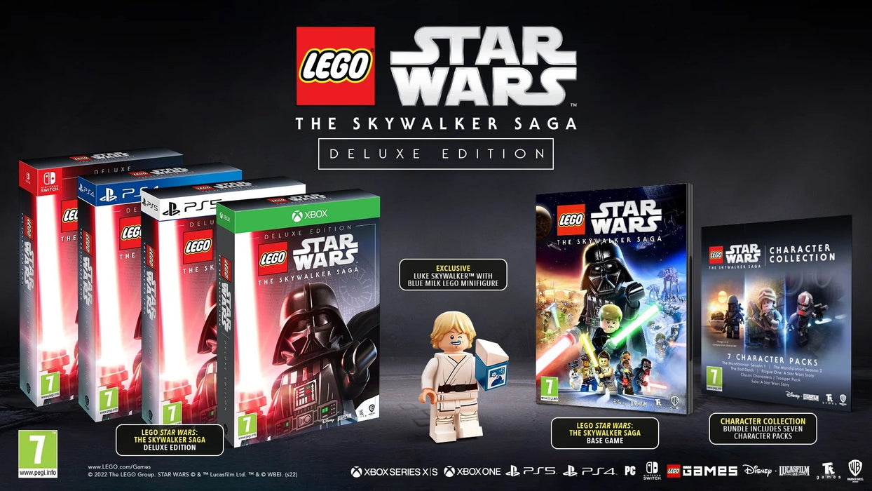 WB Games Xbox One/Series X LEGO Star Wars: The Skywalker Saga Deluxe  Edition Video Game