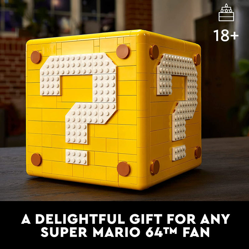 LEGO Super Mario: Super Mario 64 Question Mark Block - 2064 Piece Building Kit [LEGO, #71395] LEGO LEGO   