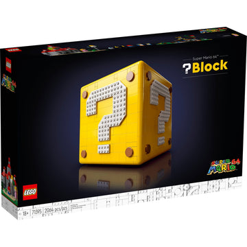 LEGO Super Mario: Super Mario 64 Question Mark Block - 2064 Piece Building Kit [LEGO, #71395] LEGO LEGO   