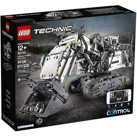 LEGO Technic: Liebherr R 9800 Excavator - 4108 Piece Building Kit [LEGO, #42100] LEGO LEGO   