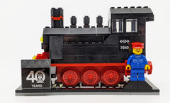 LEGO Iconic 40th Anniversary Steam Engine  - 188 Piece Building Kit [LEGO, #40370] LEGO LEGO   