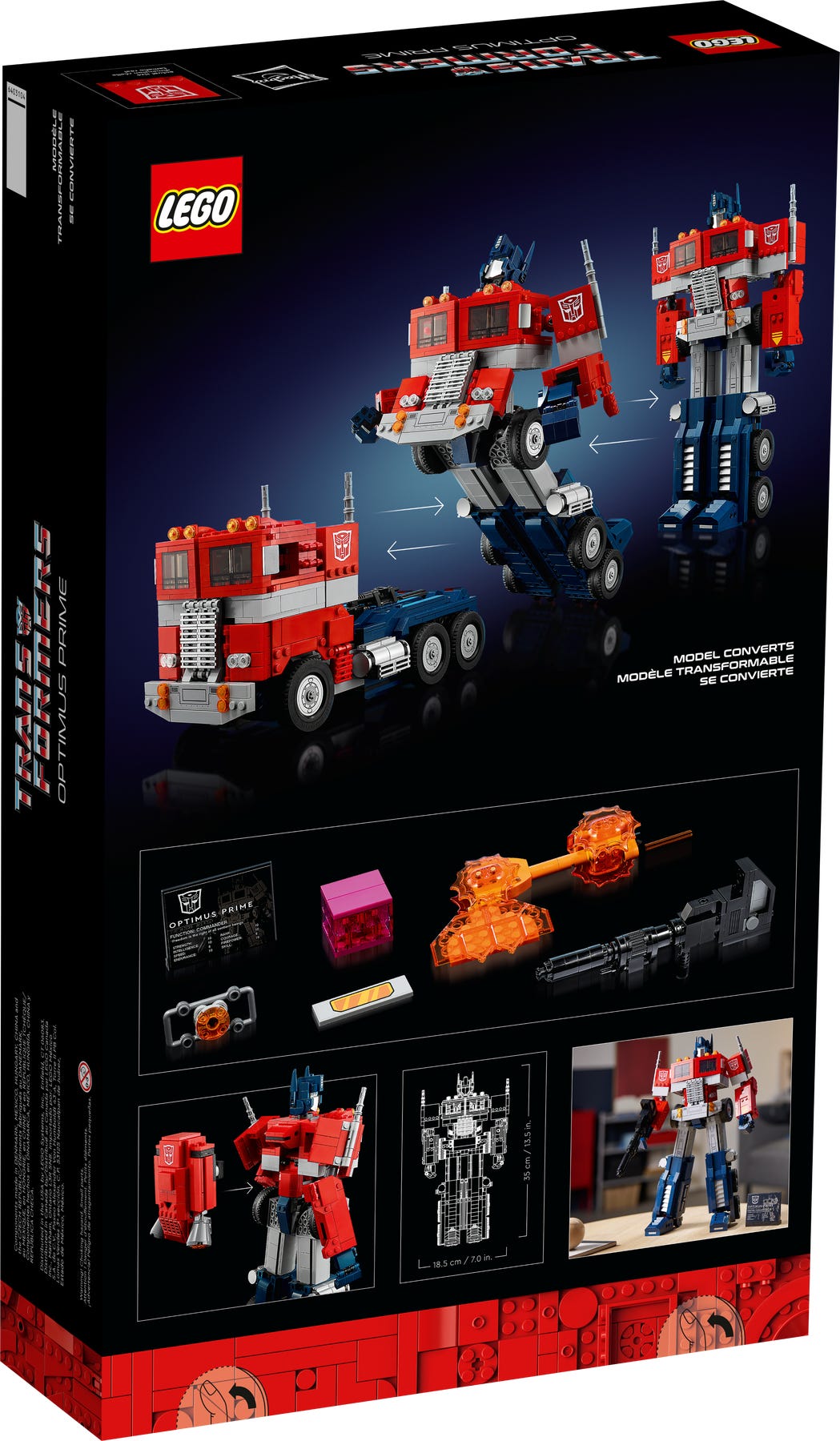 Optimus high quality Prime Transformers Robot set 10302