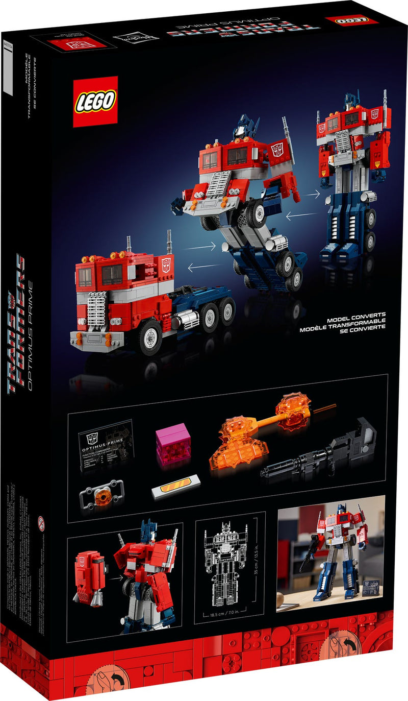 LEGO Transformers: Optimus Prime - 1508 Piece 2-in-1 Building Set [LEGO, #10302 ] LEGO LEGO   