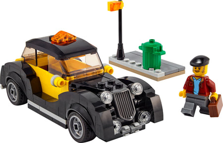 LEGO Vintage Taxi Building Set - 163 Piece Building Kit [LEGO, #40532] LEGO LEGO   