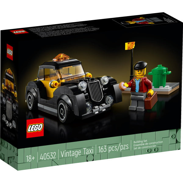 LEGO Vintage Taxi Building Set - 163 Piece Building Kit [LEGO, #40532] LEGO LEGO   