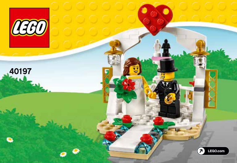 LEGO Wedding Favor Set 2018 - 132 Piece Building Set [LEGO, #40197] LEGO LEGO   