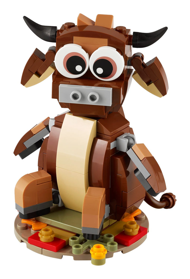 LEGO Year of the Ox - New 2021 Special Edition - 168 Piece Building Kit [LEGO, #40417] LEGO LEGO   
