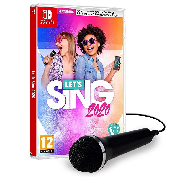 Let's Sing 2020 w/ Included Microphone [Nintendo Switch] Nintendo Switch Video Game Ravenscourt   