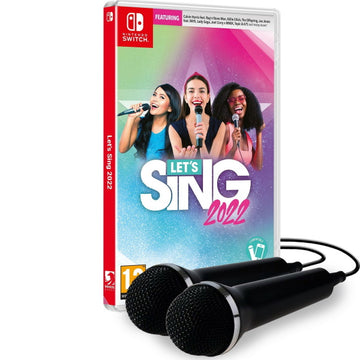 Let's Sing 2022 - Double Microphone Bundle [Nintendo Switch] Nintendo Switch Video Game Ravenscourt   