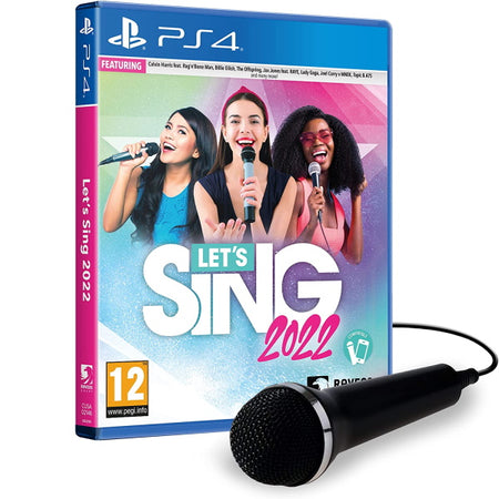 Let's Sing 2022 - Single Microphone Bundle [PlayStation 4] PlayStation 4 Video Game Ravens Court   