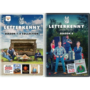 Letterkenny: Complete Seasons 1-5 + 6 Collection [DVD Box Set] DVDs & Blu-Rays Elevation Pictures   
