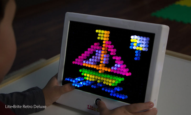 Lite Brite Magic Screen Deluxe Edition [Toys, Ages 3+] Toys & Games Basic Fun   