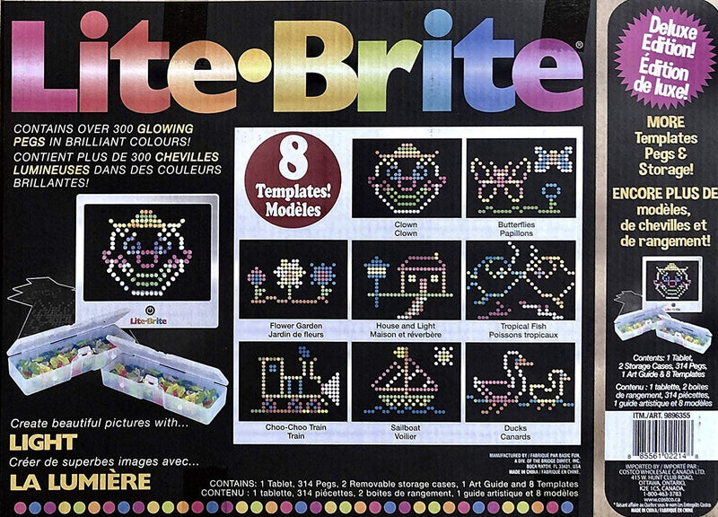 Lite Brite Magic Screen Deluxe Edition [Toys, Ages 3+] Toys & Games Basic Fun   