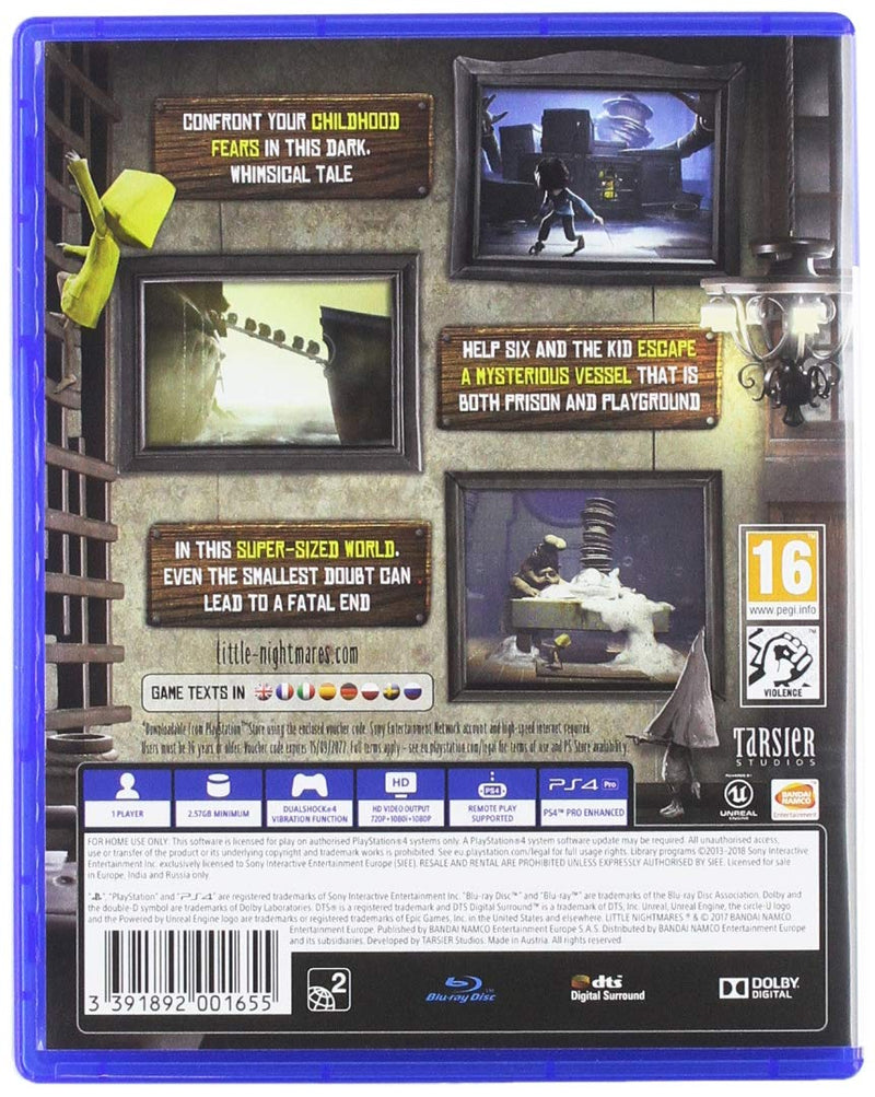 Little Nightmares - Complete Edition [PlayStation 4] PlayStation 4 Video Game Bandai Namco   