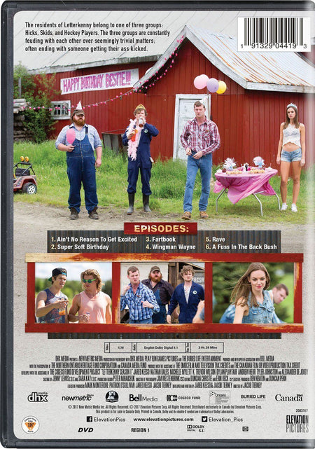 Letterkenny - Season 1 [DVD Box Set] DVDs & Blu-Rays Elevation Pictures   