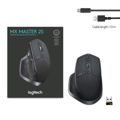Logitech MX Master 2S Wireless Mouse - Graphite [PC Accessory] PC Accessories Logitech   