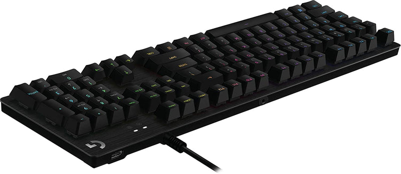 Logitech G512 SE Lightsync RGB Mechanical Gaming Keyboard with USB Passthrough - Black [PC Accessory] PC Accessories Logitech   