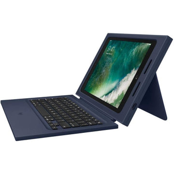 Logitech Rugged Protection Combo Keyboard and Folio Case for iPad 9.7 (5th Gen) / (6th Gen) - Bulk Packaging - Navy Blue [Electronics] Electronics Logitech   