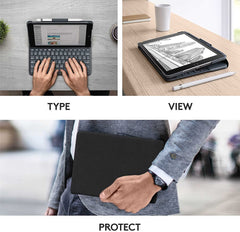 Logitech Slim Folio with Integrated Bluetooth Keyboard for iPad (5th and 6th Generation) - Black [Electronics] Electronics Logitech   