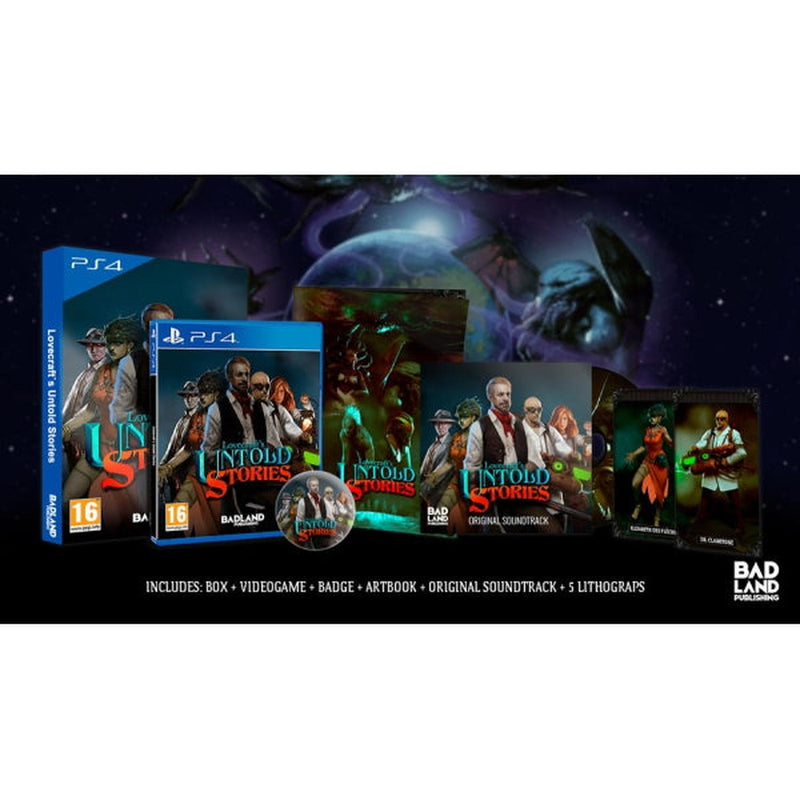 Lovecraft's Untold Stories - Collector's Edition [PlayStation 4] PlayStation 4 Video Game Bad Land Games   