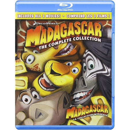 Madagascar: The Complete Collection [Blu-Ray 3-Movie Collection] DVDs & Blu-Rays Dreamworks   