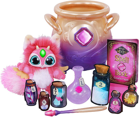Magic Mixies Magical Misting Cauldron with Interactive 8 inch Pink Plush Toy and 50+ Sounds and Reactions [Toys, Ages 5+] Toys & Games Magic Mixies   