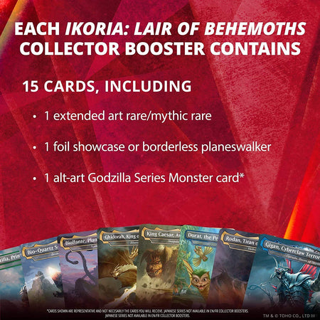 Magic: The Gathering MTG TCG - Ikoria: Lair of Behemoths Collector Booster Box - 12 Packs Card Game Wizards of the Coast