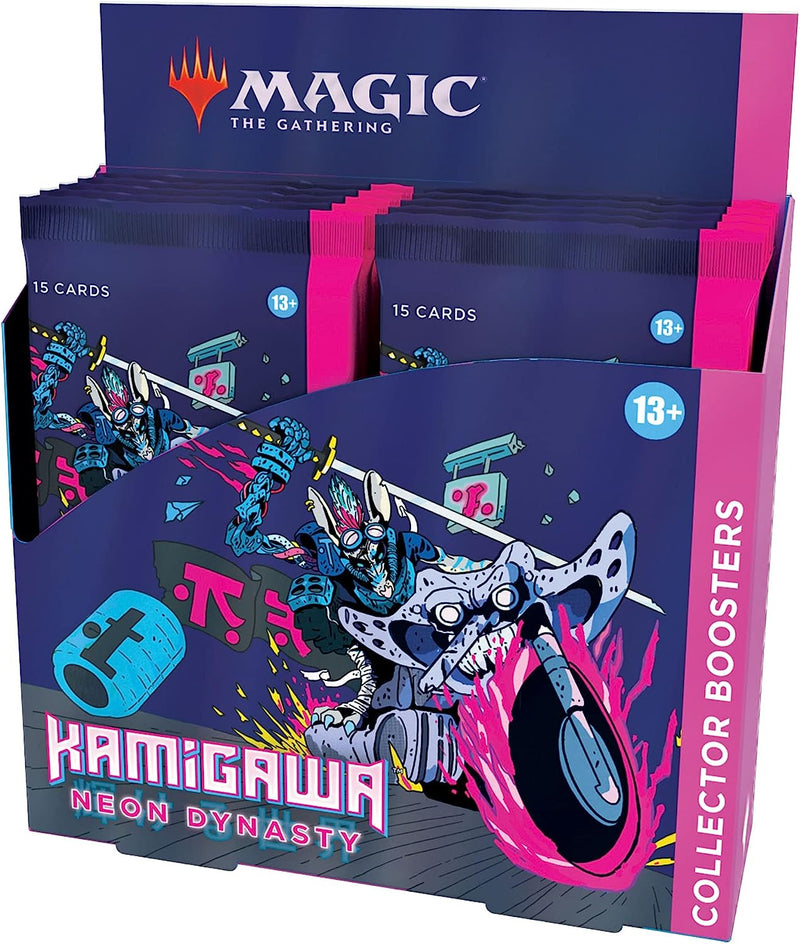 Magic: The Gathering TCG - Kamigawa: Neon Dynasty Collector Booster Box - 12 Packs Card Game Wizards of the Coast   