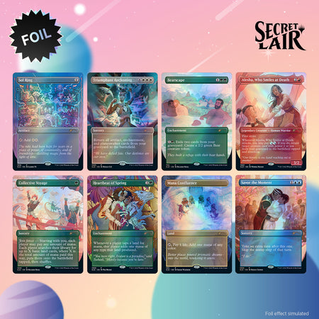 Magic: The Gathering TCG - Secret Lair Drop Series - Pride Across the Multiverse - Foil Card Game Wizards of the Coast   