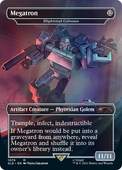 Magic: The Gathering TCG - Secret Lair Drop Series - Transformers: Optimus Prime vs. Megatron - Foil Edition Card Game Wizards of the Coast   