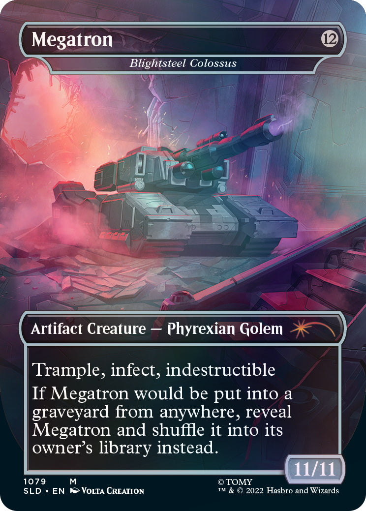 Magic: The Gathering TCG - Secret Lair Drop Series - Transformers: Optimus Prime vs. Megatron - Foil Edition Card Game Wizards of the Coast   