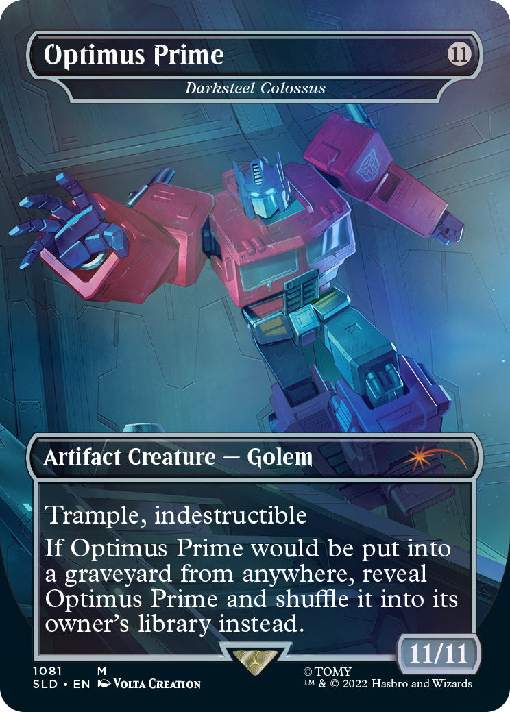 Magic: The Gathering TCG - Secret Lair Drop Series - Transformers: Optimus Prime vs. Megatron - Foil Edition Card Game Wizards of the Coast   