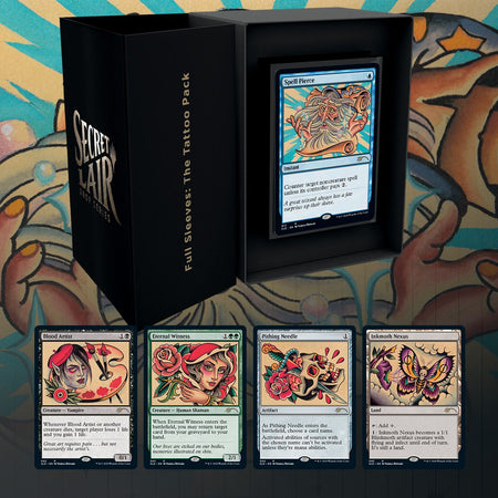 Magic: The Gathering TCG - Secret Lair Drop Series - Full Sleeves: The Tattoo Pack Card Game Wizards of the Coast   