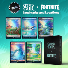 Magic: The Gathering TCG - Secret Lair x Fortnite: Landmarks and Locations - Foil Card Game Wizards of the Coast   