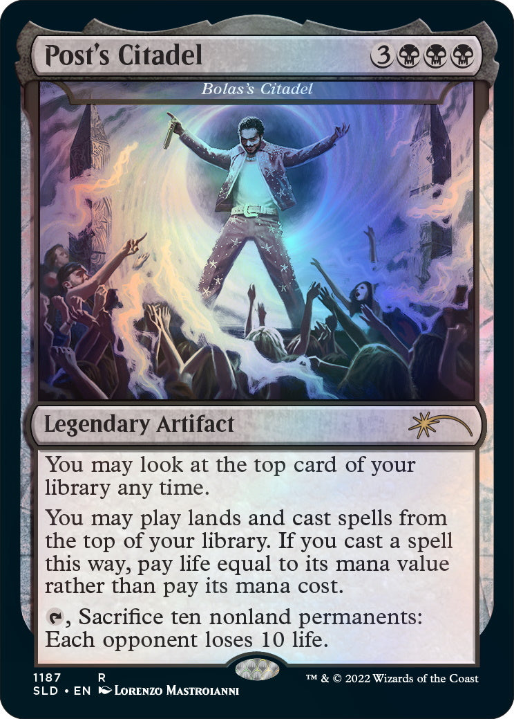 Magic: The Gathering TCG - Secret Lair x Post Malone: Backstage Pass - Foil Card Game Wizards of the Coast   