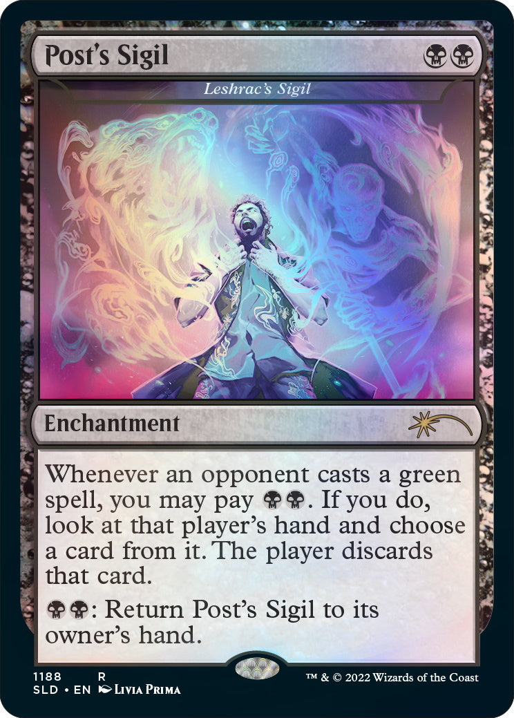 Magic: The Gathering TCG - Secret Lair x Post Malone: Backstage Pass - Foil Card Game Wizards of the Coast   