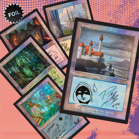 Magic: The Gathering TCG MTG - Secret Lair x Post Malone: The Lands - FOIL Card Game Wizards of the Coast   