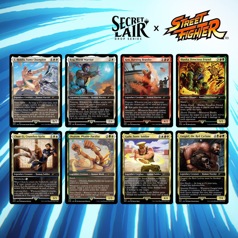 Magic: The Gathering TCG - Secret Lair x Street Fighter Card Game Wizards of the Coast   