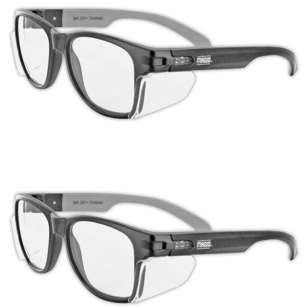 Magid Classic Black Safety Glasses - 2 Pairs - Y50BKAFC [House & Home] House & Home Magid   