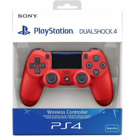 DualShock 4 Wireless Controller - Magma Red V2 [PlayStation 4 Accessory] PlayStation 4 Accessories Sony   