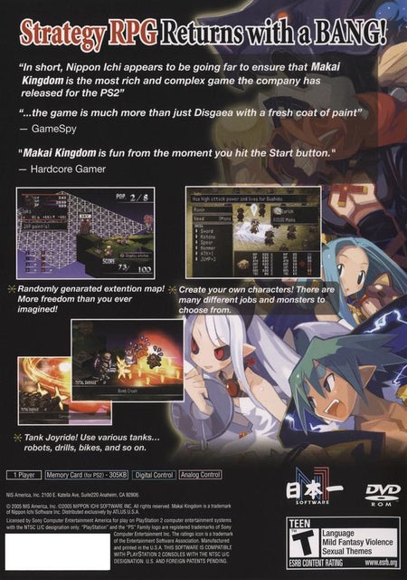 Makai Kingdom: Chronicles of the Sacred Tome [PlayStation 2] PlayStation 2 Video Game NIS America   