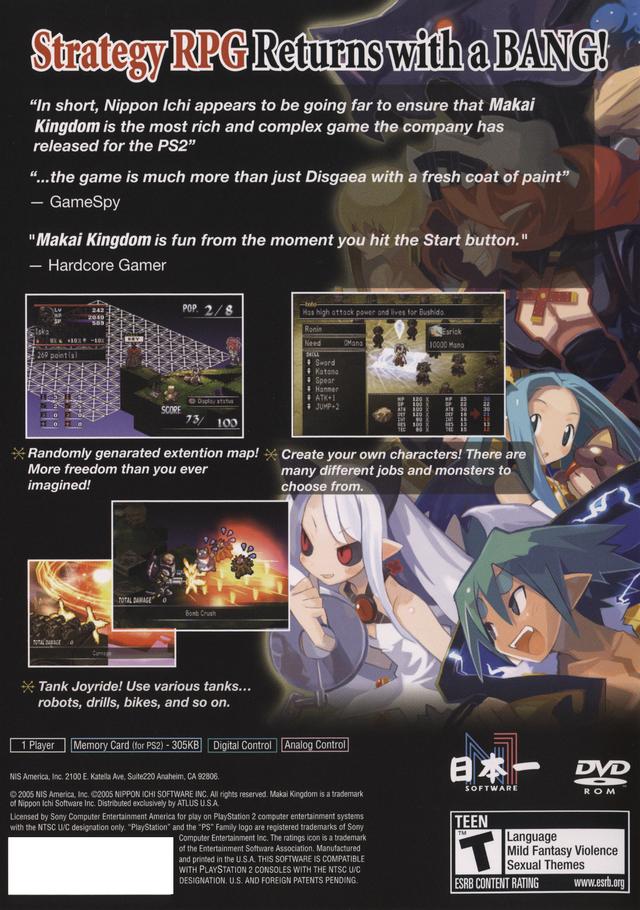 Makai Kingdom: Chronicles of the Sacred Tome [PlayStation 2] PlayStation 2 Video Game NIS America   