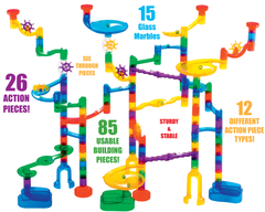 Marble Genius Marble Run Super Set - 150 Piece Set [Toys, Ages 3+] Toys & Games Marble Genius   