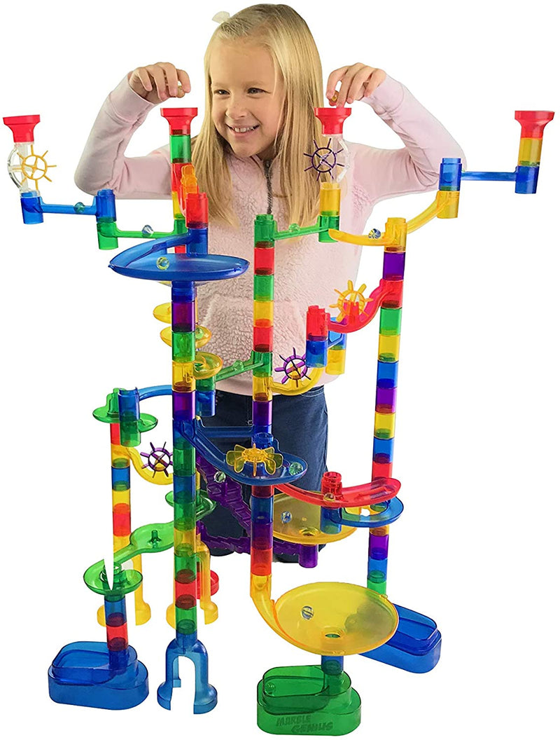 Marble Genius Marble Run Super Set - 150 Piece Set [Toys, Ages 3+] Toys & Games Marble Genius   