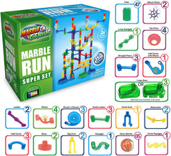 Marble Genius Marble Run Super Set - 150 Piece Set [Toys, Ages 3+] Toys & Games Marble Genius   