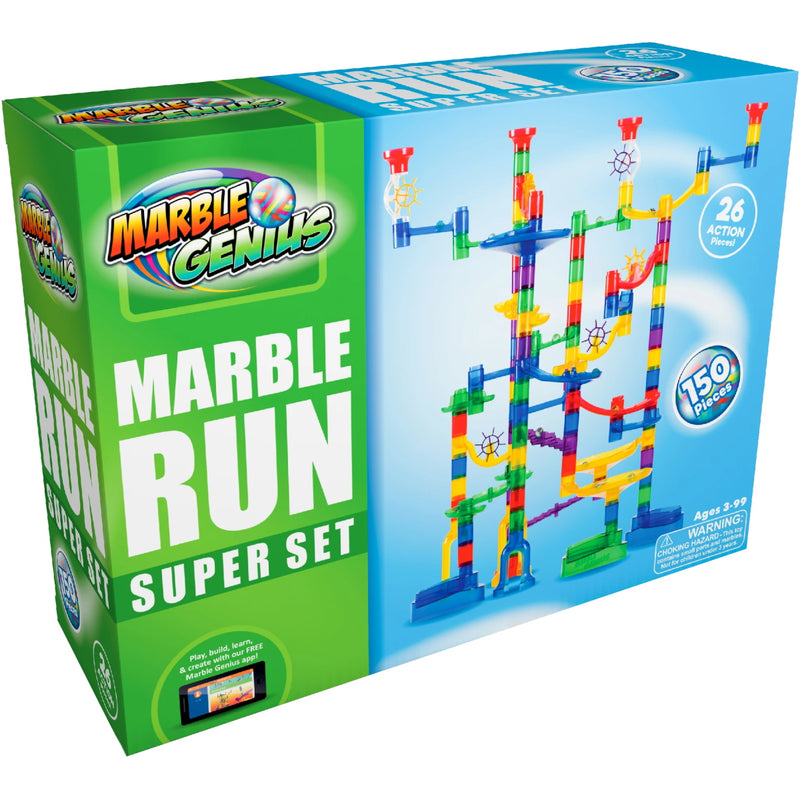 Marble Genius Marble Run Super Set - 150 Piece Set [Toys, Ages 3+] Toys & Games Marble Genius   