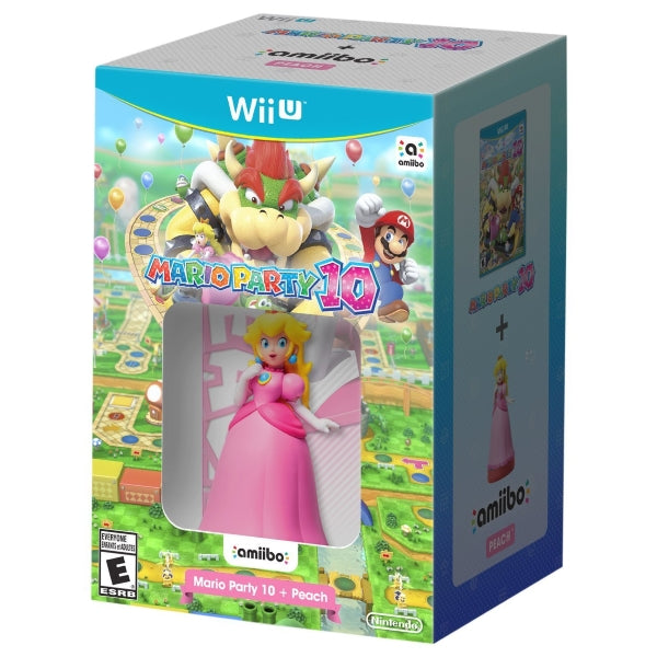 Mario Party 10 + Peach Amiibo [Nintendo Wii U] Nintendo Wii U Video Game Nintendo   