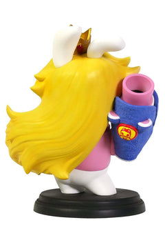 Mario + Rabbids Kingdom Battle: Rabbid Peach 6" Figurine [Toys, Ages 3+] Toys & Games Ubisoft   