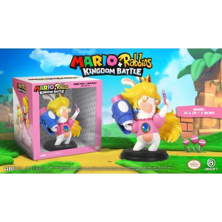Mario + Rabbids Kingdom Battle: Rabbid Peach 6" Figurine [Toys, Ages 3+] Toys & Games Ubisoft   