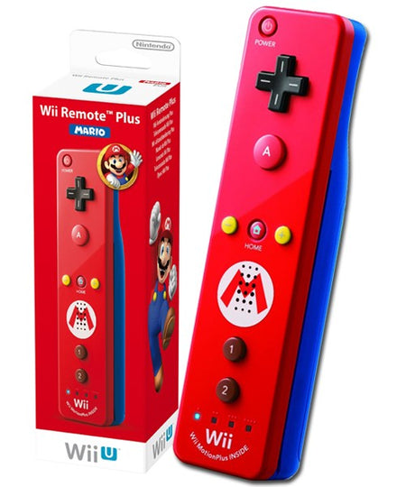 Wii Remote Plus Motion Controller - Mario Edition [Nintendo Accessory] Nintendo Accessories Nintendo   